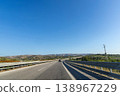 Beautiful Italian landscape with asphalt road view 138967229