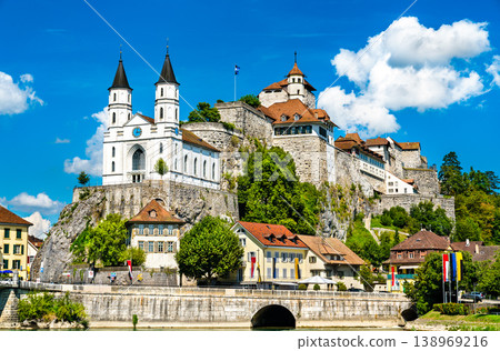 Aarburg Castle and church in Switzerland Aarburg Castle and church in Switzerland 138969216