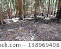 Mountain trail, fire site 138969408