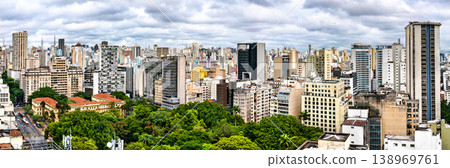 Downtown San Paolo skyline in Brazil Downtown San Paolo skyline in Brazil 138969761