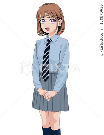 high school girl high school girl 138970636