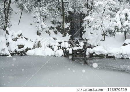 雪景美麗的兼六園 雪景美麗的兼六園 138970739