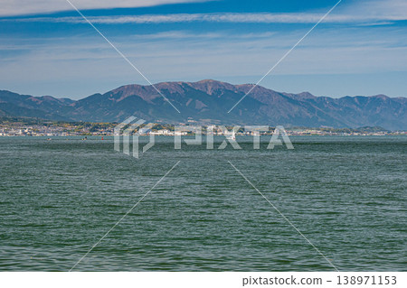 Lake Biwa scenery, Otsu City, Shiga Prefecture Lake Biwa scenery, Otsu City, Shiga Prefecture 138971153