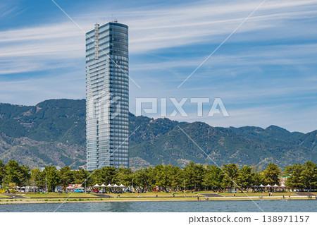 琵琶湖景色,滋賀郡大津市 琵琶湖景色,滋賀郡大津市 138971157