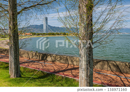 Lake Biwa scenery, Otsu City, Shiga Prefecture Lake Biwa scenery, Otsu City, Shiga Prefecture 138971160