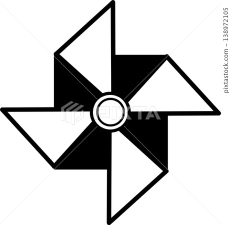 風車圖示 138972105