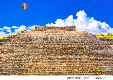 The breathtaking scenery of Uxmal, the remnants of a Mayan dream. 138972320