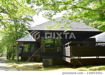 箱根町，蘆之湖露營村：小木屋和森林 138972691