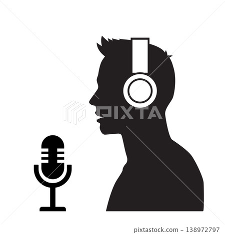Podcast icon. Radio Podcast icon. Radio 138972797