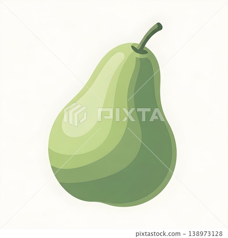 Vibrant Green Pear Fruit Natural Sweetness Healthy Eating Vibrant Green Pear Fruit Natural Sweetness Healthy Eating 138973128