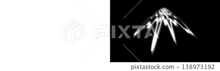 White lightning discharge effect, transparent background, black background White lightning discharge effect, transparent background, black background 138973192