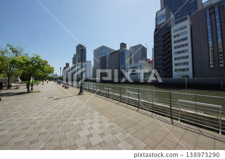 Urban landscape of Nakanoshima Park Urban landscape of Nakanoshima Park 138973290