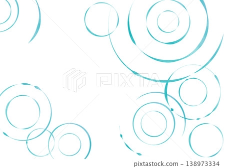 A refreshing abstract background with watercolor-style ripples | Water ripples, circular pattern, water surface, blue, vector A refreshing abstract background with watercolor-style ripples | Water ripples, circular pattern, water surface, blue, vector 138973334