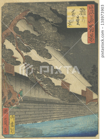 浪速百景:毽野松夜景 浪速百景:毽野松夜景 138973903