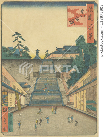One Hundred Views of Naniwa: Shingon Slope 138973905