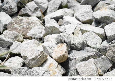 Pile of rocks and stones outdoor natural material Pile of rocks and stones outdoor natural material 138974642