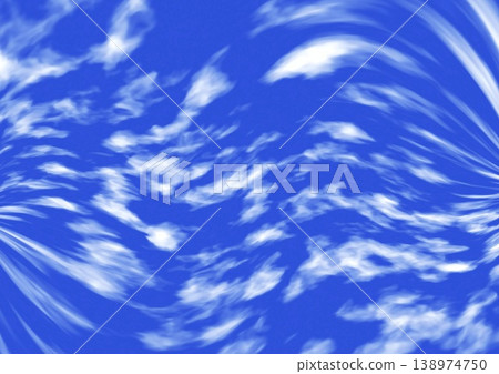 抽象的白色雲朵背景圖，襯托著藍天。 138974750