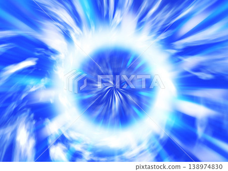 Abstract blue light vortex and ray background Abstract blue light vortex and ray background 138974830