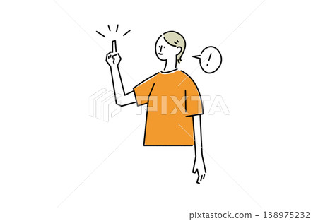 指著手指的女人 指著手指的女人 138975232