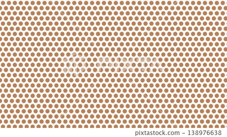 Natural dot pattern with brown polka dots on an ivory background Natural dot pattern with brown polka dots on an ivory background 138976638