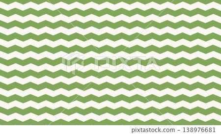 Green and ivory chevron pattern background Green and ivory chevron pattern background 138976681