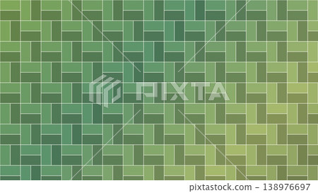 Green rectangular tile pattern background material Green rectangular tile pattern background material 138976697