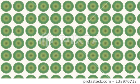Green concentric circle dot pattern background material Green concentric circle dot pattern background material 138976712