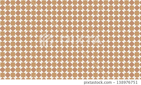 Gold and brown square tile geometric background Gold and brown square tile geometric background 138976751