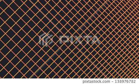 Dark navy x orange coarse diagonal grid pattern background Dark navy x orange coarse diagonal grid pattern background 138976782