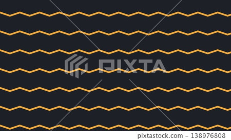 Navy background with a gold zigzag line geometric pattern background Navy background with a gold zigzag line geometric pattern background 138976808