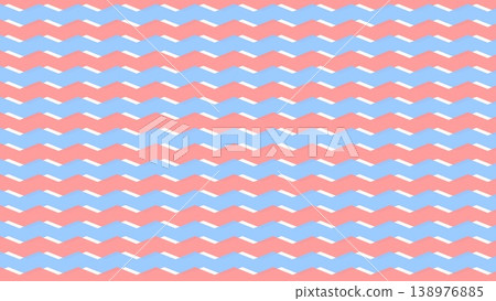Pink and light blue chevron pattern background material Pink and light blue chevron pattern background material 138976885