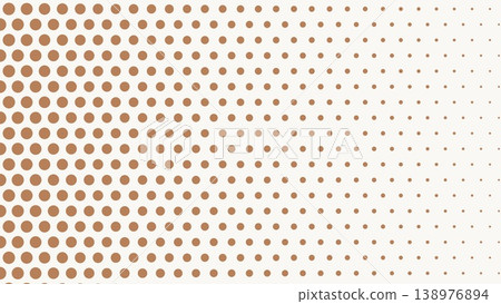 Brown dot halftone background camel color fade pattern Brown dot halftone background camel color fade pattern 138976894