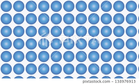 Blue gradient concentric circle dot pattern background Blue gradient concentric circle dot pattern background 138976913