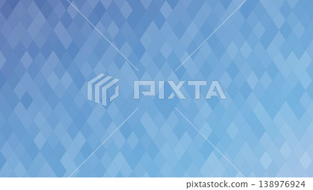 Blue diamond pattern gradient background material 138976924