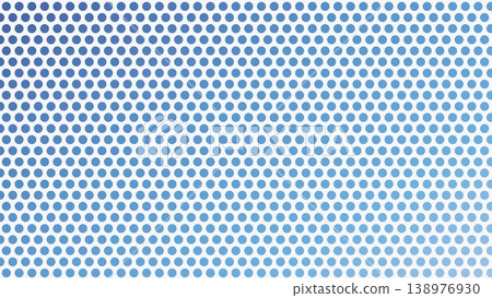 Blue polka dot gradient background material Blue polka dot gradient background material 138976930