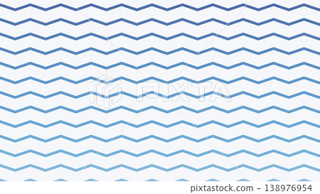 Blue solid color chevron line pattern on a white background 138976954