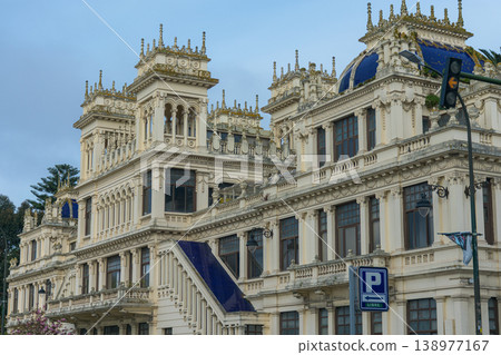 The La Terraza building in the Mendez Nunez Gardens in A Coruna, home to Spanish National Radio The La Terraza building in the Mendez Nunez Gardens in A Coruna, home to Spanish National Radio 138977167