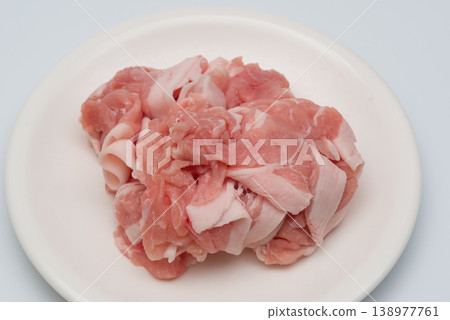 薄切豬肉 薄切豬肉 138977761