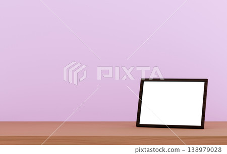 3D材質_相框_紫色背景 3D材質_相框_紫色背景 138979028