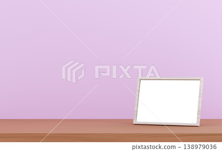 3D材質_相框_紫色背景 138979036