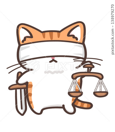 Goddess of Justice Cat Goddess of Justice Cat 138979270