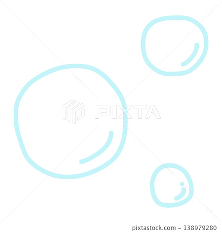 Light blue bubbles Light blue bubbles 138979280