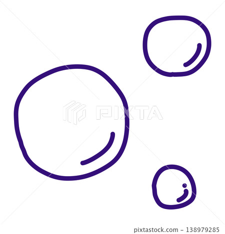 Purple bubbles 138979285