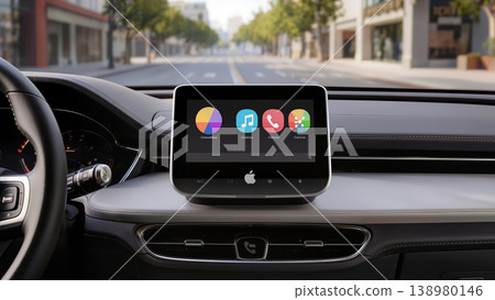 Apple CarPlay Dashboard Apple CarPlay Dashboard 138980146