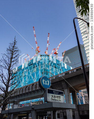 火炬塔施工現場，建成後將成為日本最高的建築（攝於2026年4月） 138980430