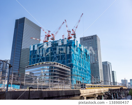 火炬塔施工現場,建成後將成為日本最高的建築(攝於2026年4月) 火炬塔施工現場,建成後將成為日本最高的建築(攝於2026年4月) 138980437