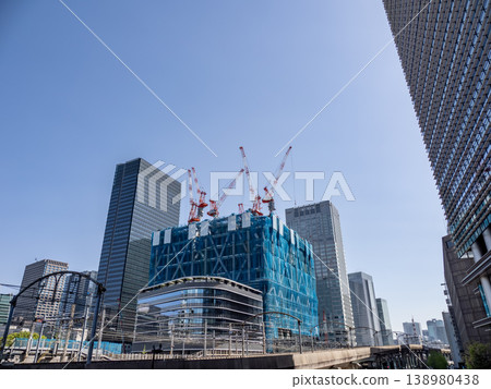 火炬塔施工現場,建成後將成為日本最高的建築(攝於2026年4月) 火炬塔施工現場,建成後將成為日本最高的建築(攝於2026年4月) 138980438