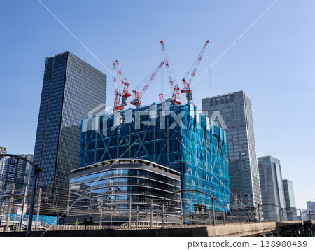 火炬塔施工現場,建成後將成為日本最高的建築(攝於2026年4月) 火炬塔施工現場,建成後將成為日本最高的建築(攝於2026年4月) 138980439