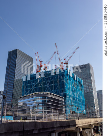 火炬塔施工現場,建成後將成為日本最高的建築(攝於2026年4月) 火炬塔施工現場,建成後將成為日本最高的建築(攝於2026年4月) 138980440