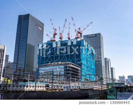 火炬塔施工現場,建成後將成為日本最高的建築(攝於2026年4月) 火炬塔施工現場,建成後將成為日本最高的建築(攝於2026年4月) 138980443